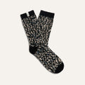 Women's Cozy Chenille Sock - BLACK / GREY