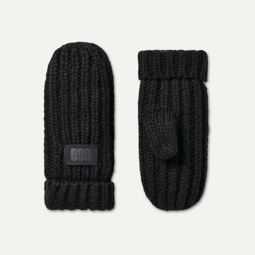Kids' Chunky Mitten - BLACK