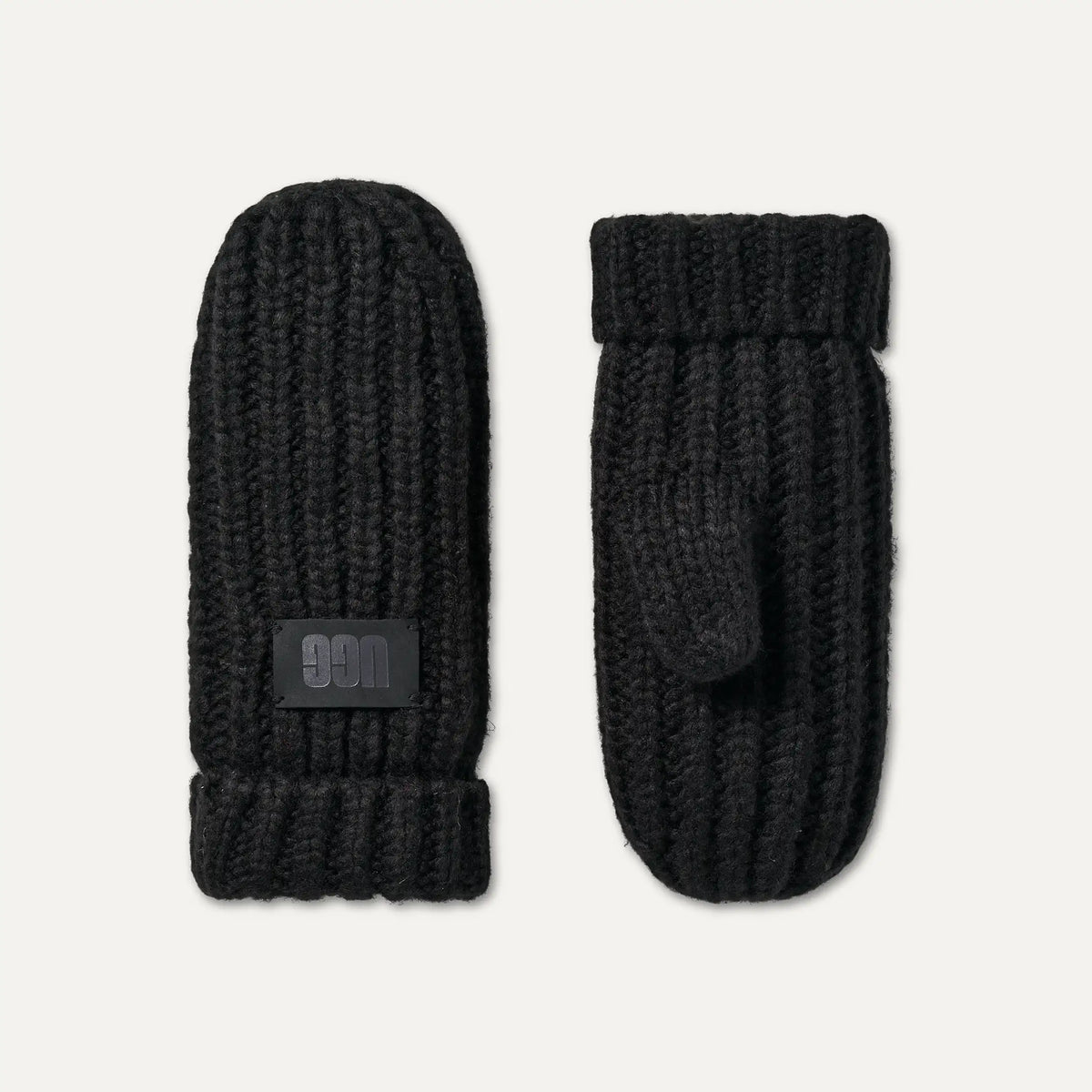 Kids' Chunky Mitten - BLACK