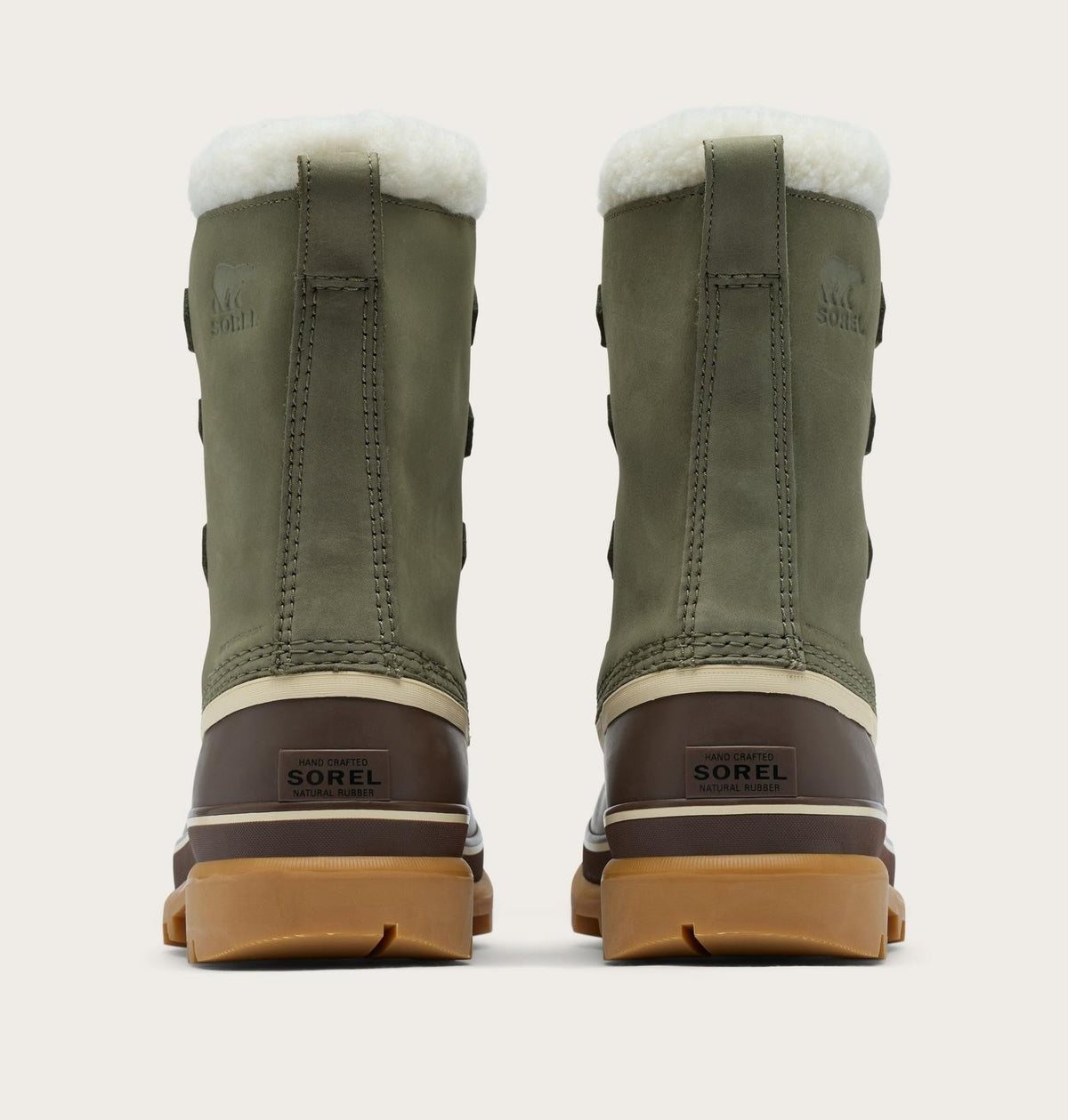 Caribou™ Men's Winter Boot - Stone Green, Tobacco