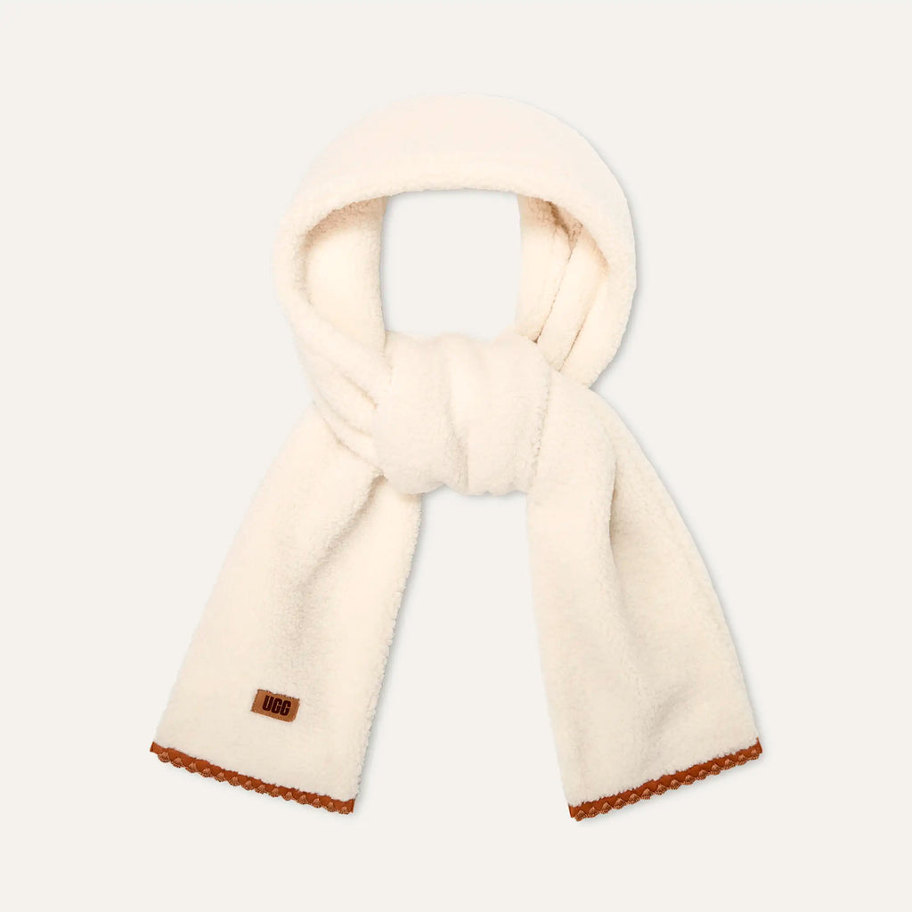 Women's UGGfluff Scalloped Scarf - NIMBUS