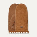 Women's UGGfluff Scalloped Mitten - CHESTNUT