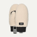 Women's UGGfluff Mitten With Logo Tape - NIMBUS