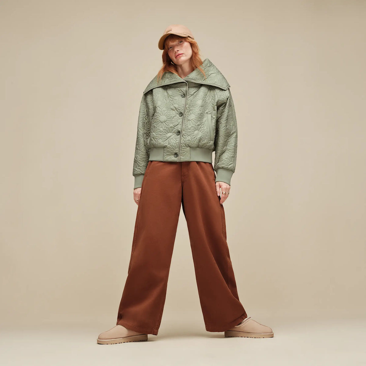 All Gender UGG Logo Cap - SAND