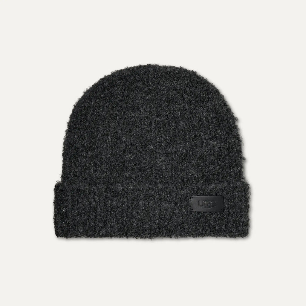 Men's Boucle Cuff Beanie - CHARCOAL HEATHER