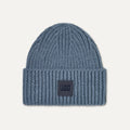 Men's Chunky Rib Beanie - EVE BLUE