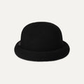 Women's Rolled Knit Hat - BLACK