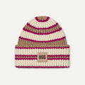 Women's Chunky Rib Beanie - VELVET RIBBON MULTI STRIPE