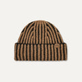 Women's Chunky Rib Micro Beanie - BLACK MULTI