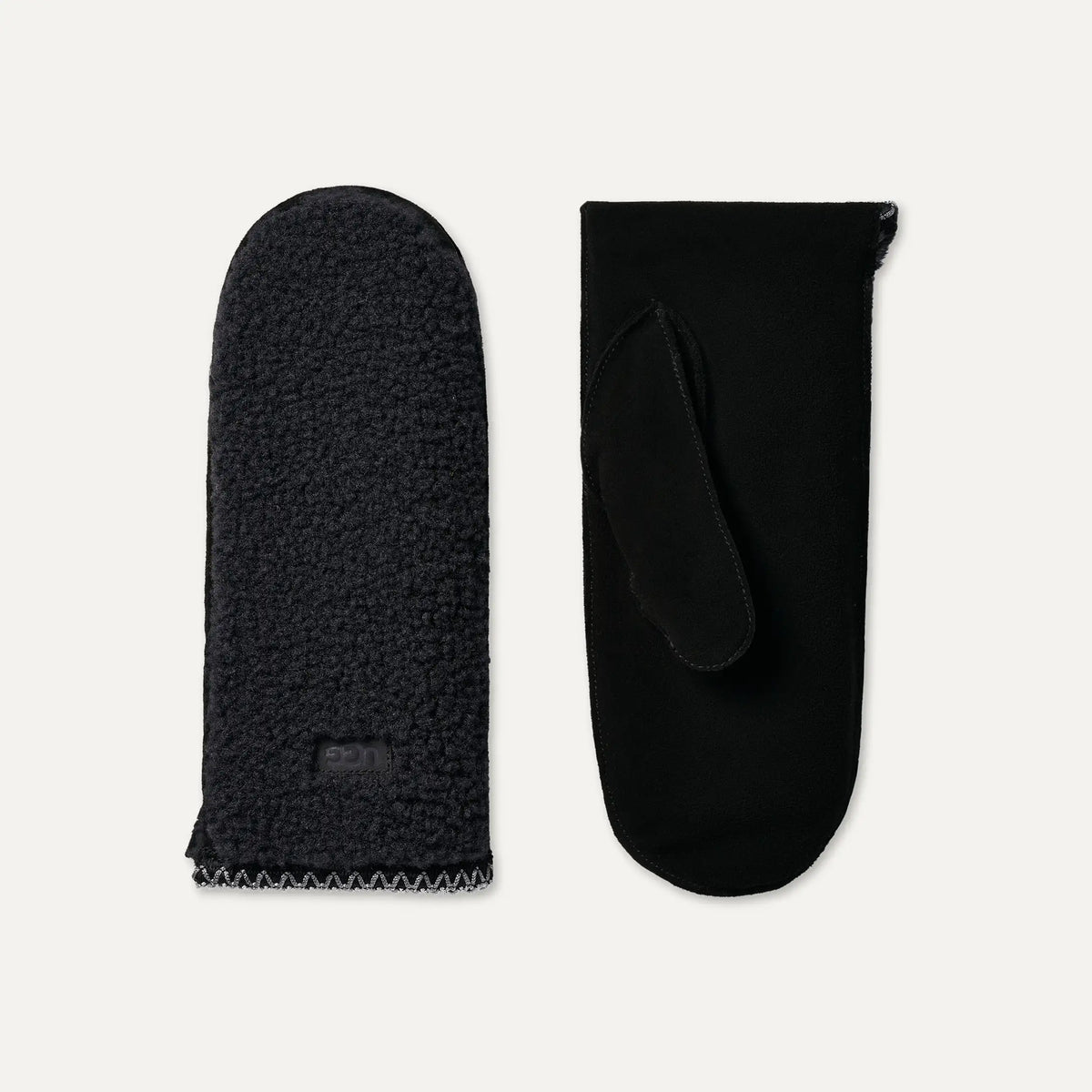 Women's UGGbraid Mitten - BLACK