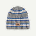 Kids' Chunky Rib Beanie - TURACO BLUE MULTI STRIPE
