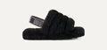 Kids' Fluff Yeah Slide - BLACK / DARK SHADOW