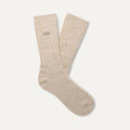 Men's Trey Rib Knit Crew - WHITE PEPPER