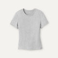 Women's Miriam Baby Tee - GREY HEATHER