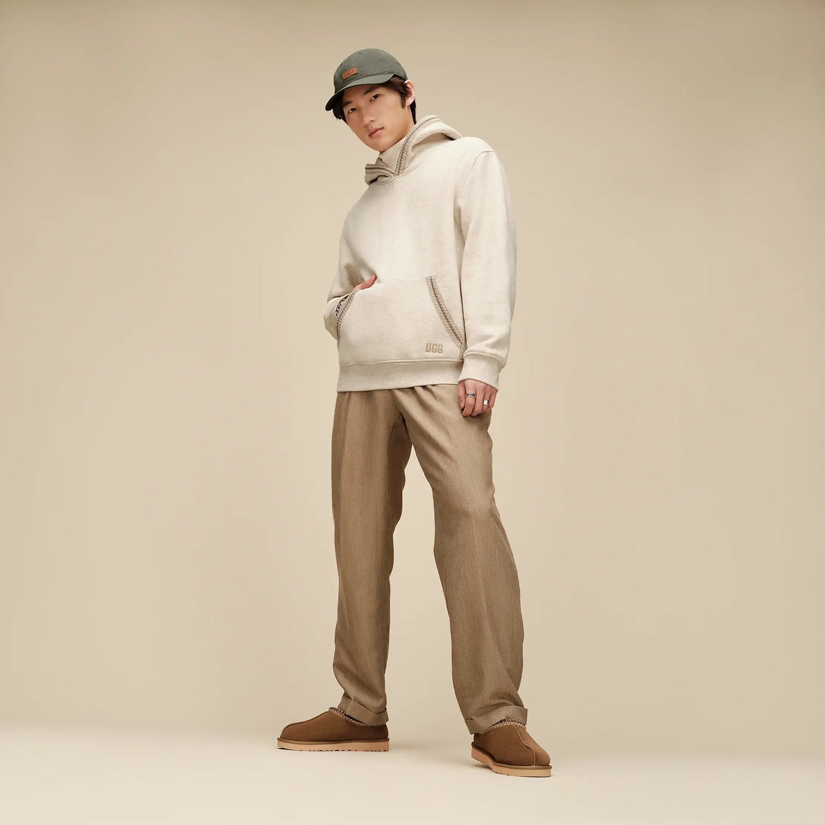 Men's Tasman Hoodie - CARIBOU HEATHER