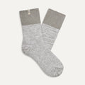 Women's Rib Knit Slouchy Quarter - SEAL