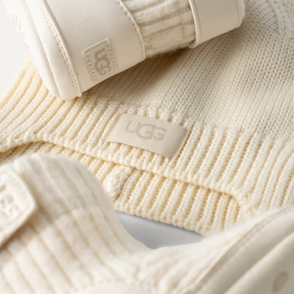 Baby Skylar and UGG Beanie - CREAM