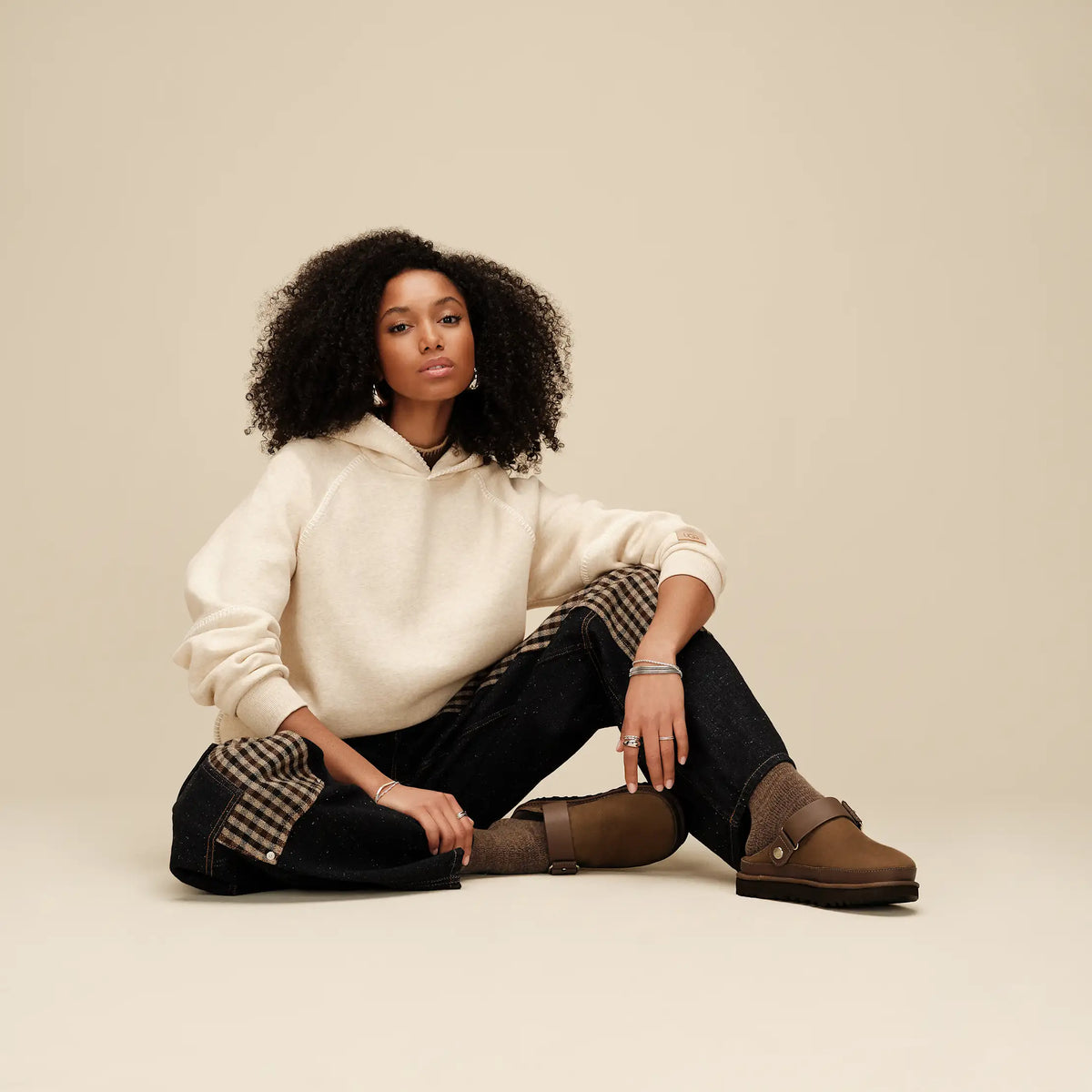 Women's Classic Hoodie - SAND HEATHER