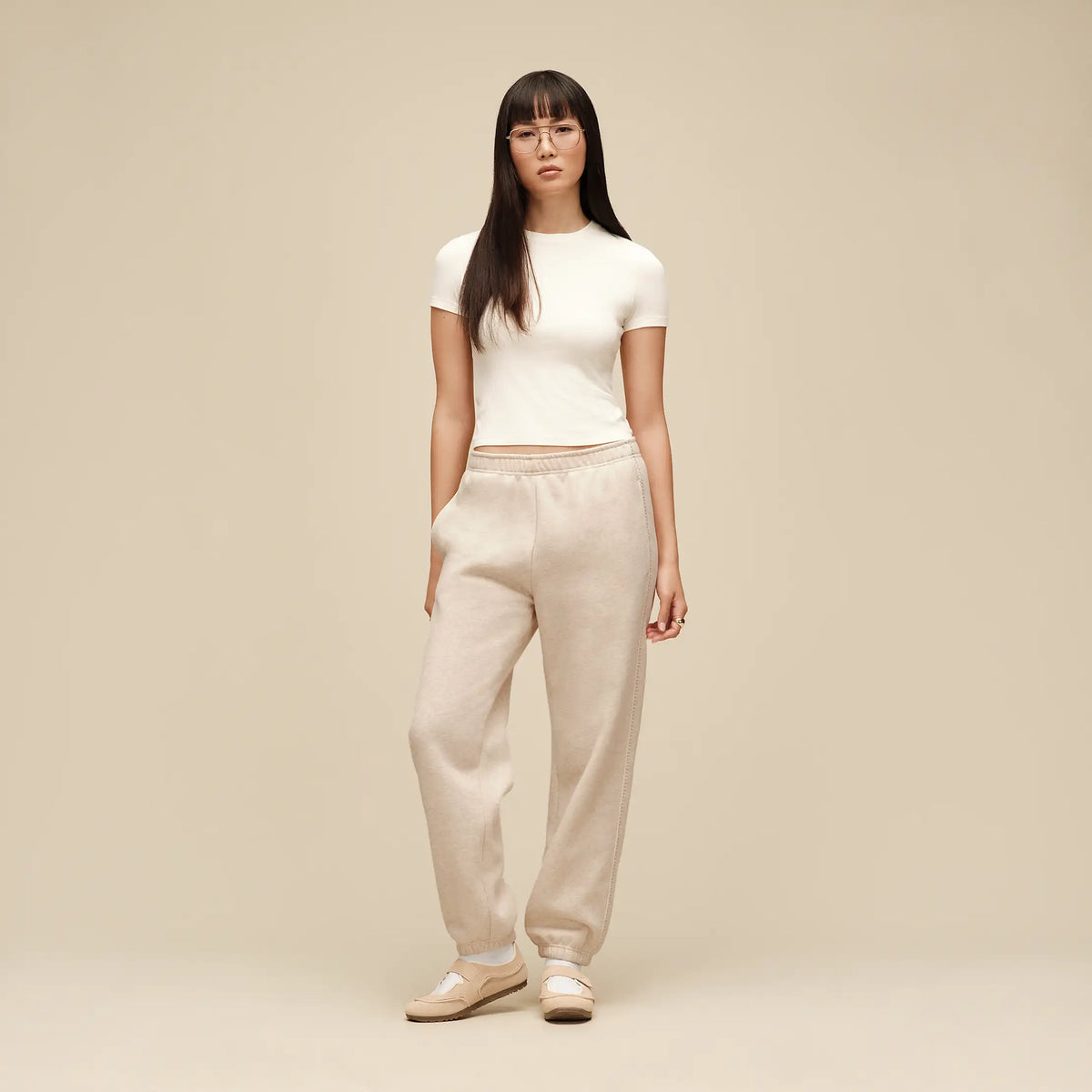 Women's Classic Sweatpant - SAND HEATHER