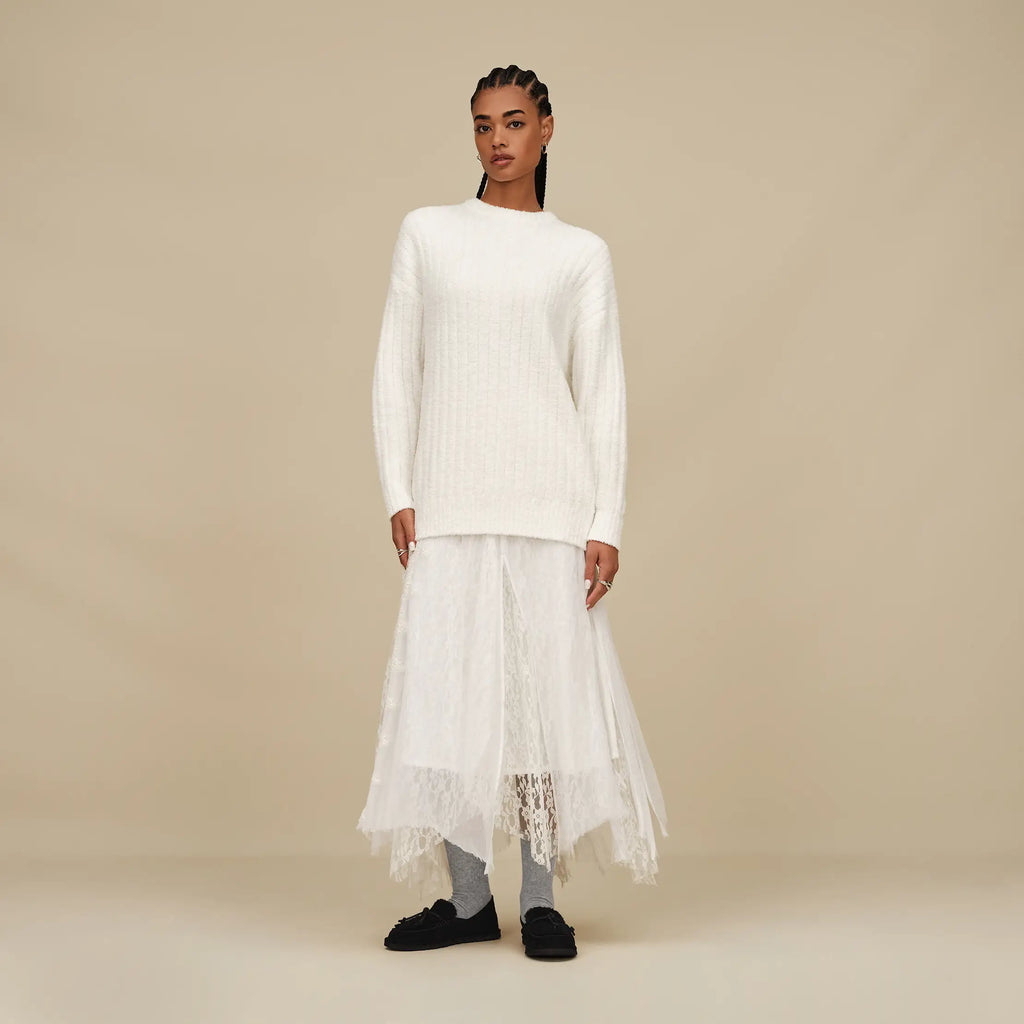 Women's Riz Top Rib - CREAM