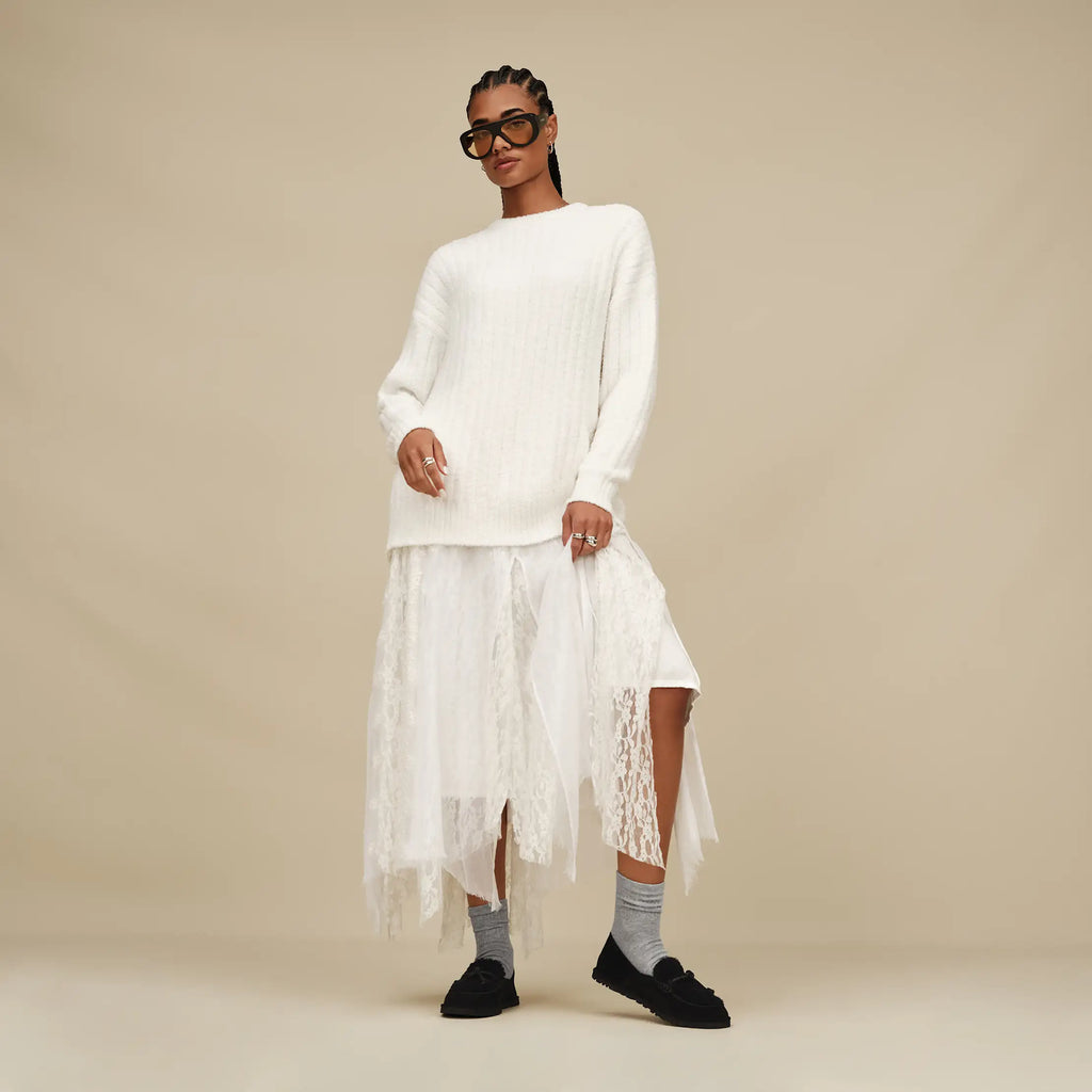 Women's Riz Top Rib - CREAM