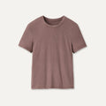 Women's Miriam Baby Tee Rib - ALLSPICE