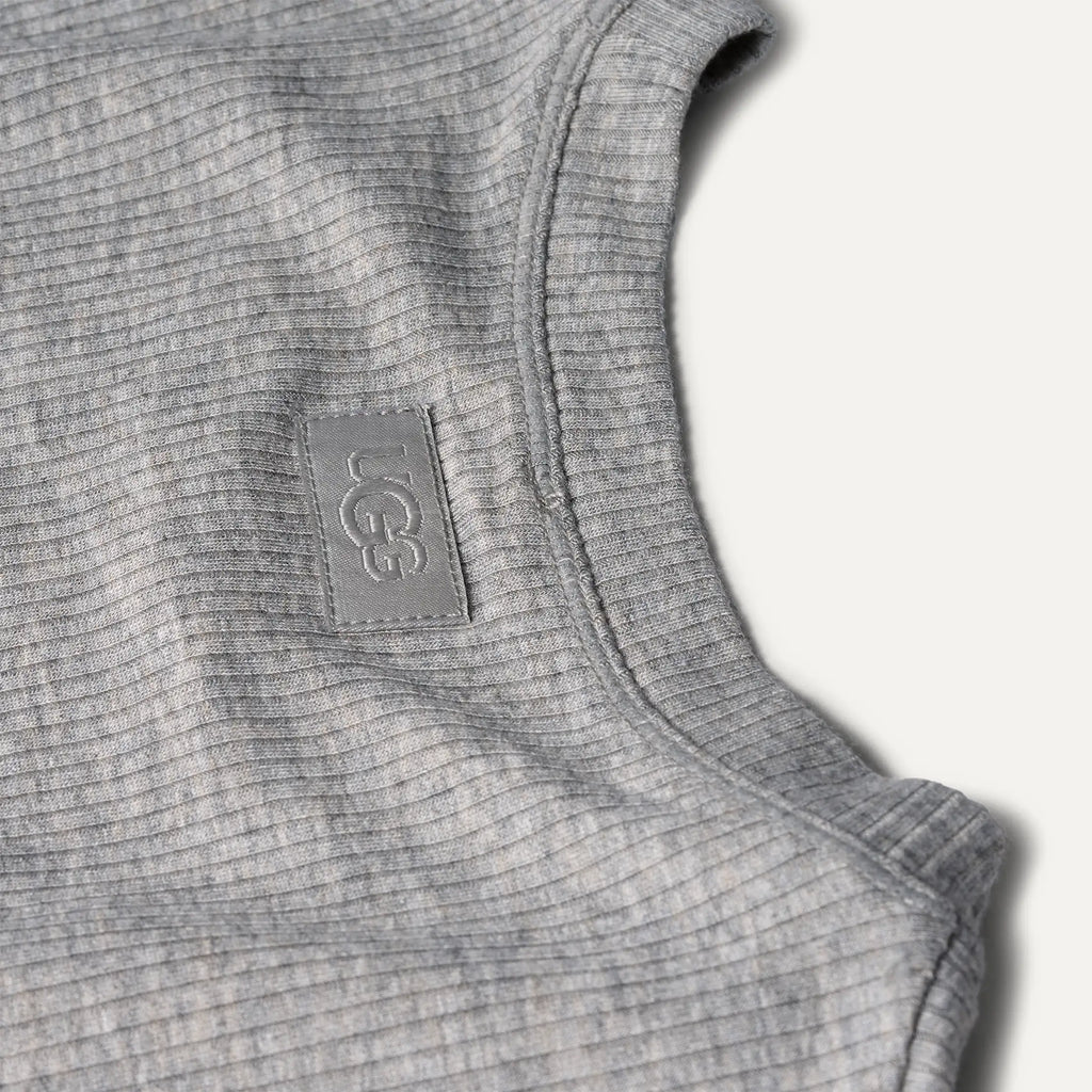 Women's Miriam Baby Tee Rib - GREY HEATHER
