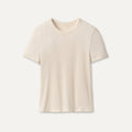 Women's Miriam Baby Tee Rib - NIMBUS