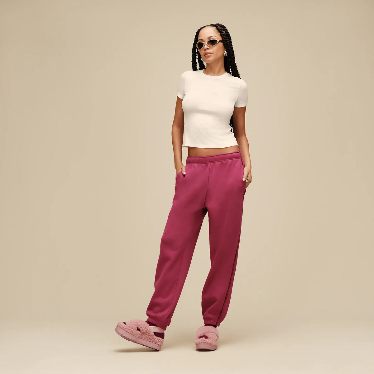 Women's Miriam Baby Tee Rib - NIMBUS