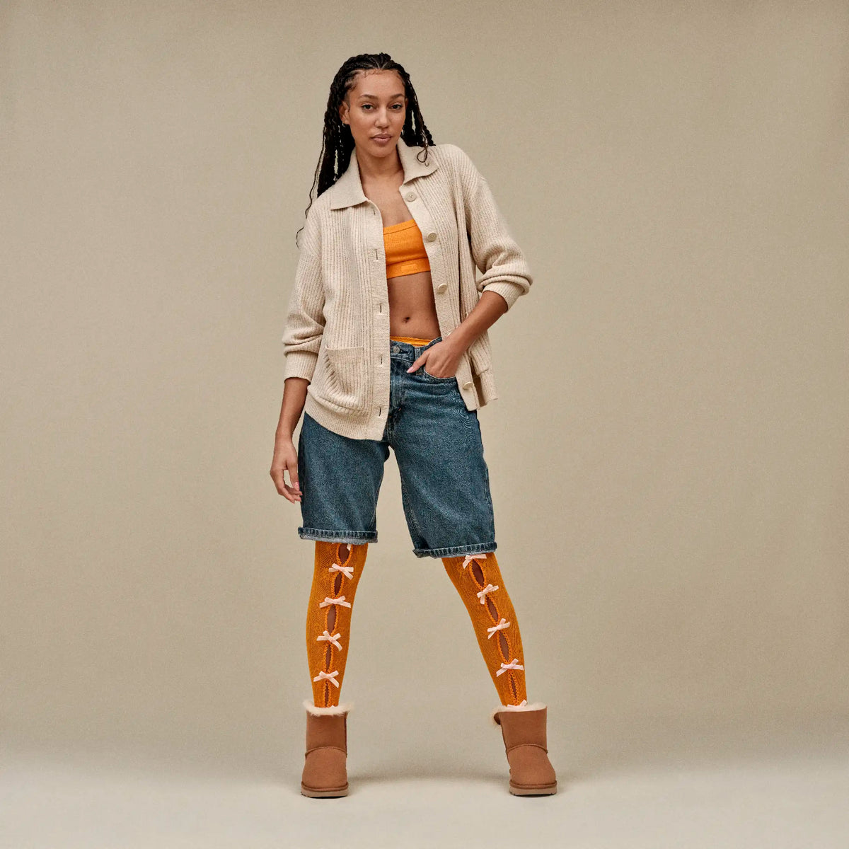 Women's Junipher Cardigan Lite - SAND