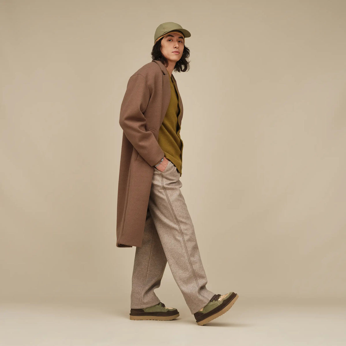 Men's Lowmel - BURNT OLIVE / MUSTARD SEED
