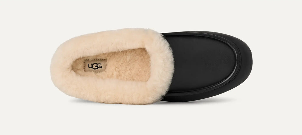Women's Ansley Mule LTHR - BLACK