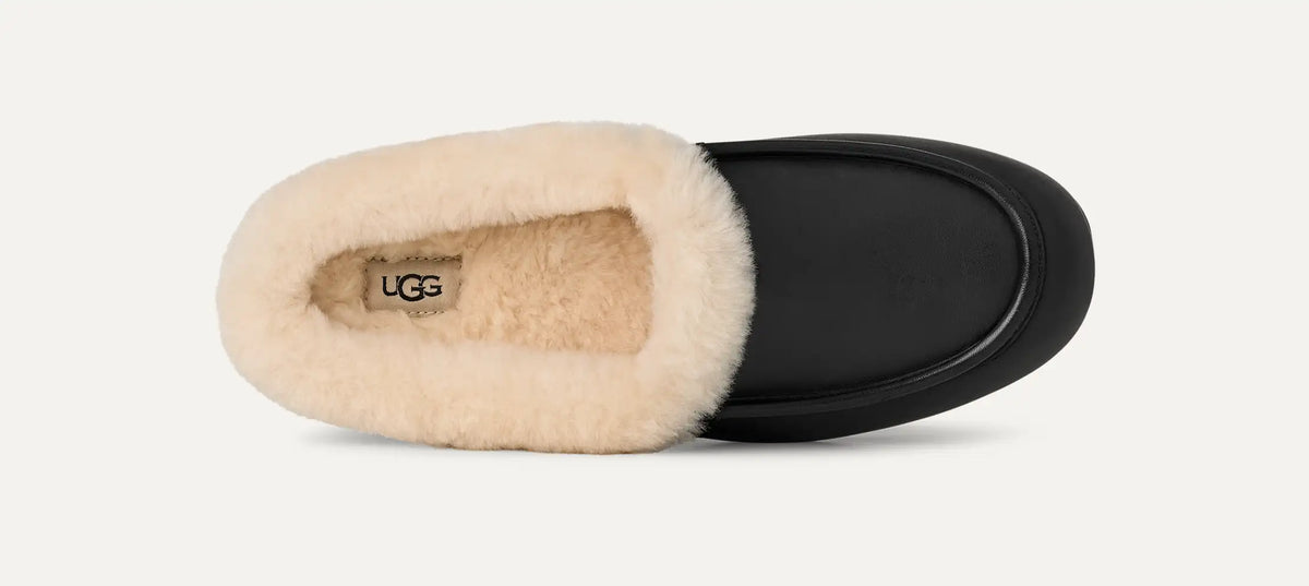 Women's Ansley Mule LTHR - BLACK