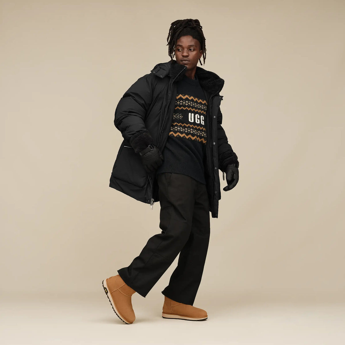 Men's Eamon Down Parka - BLACK