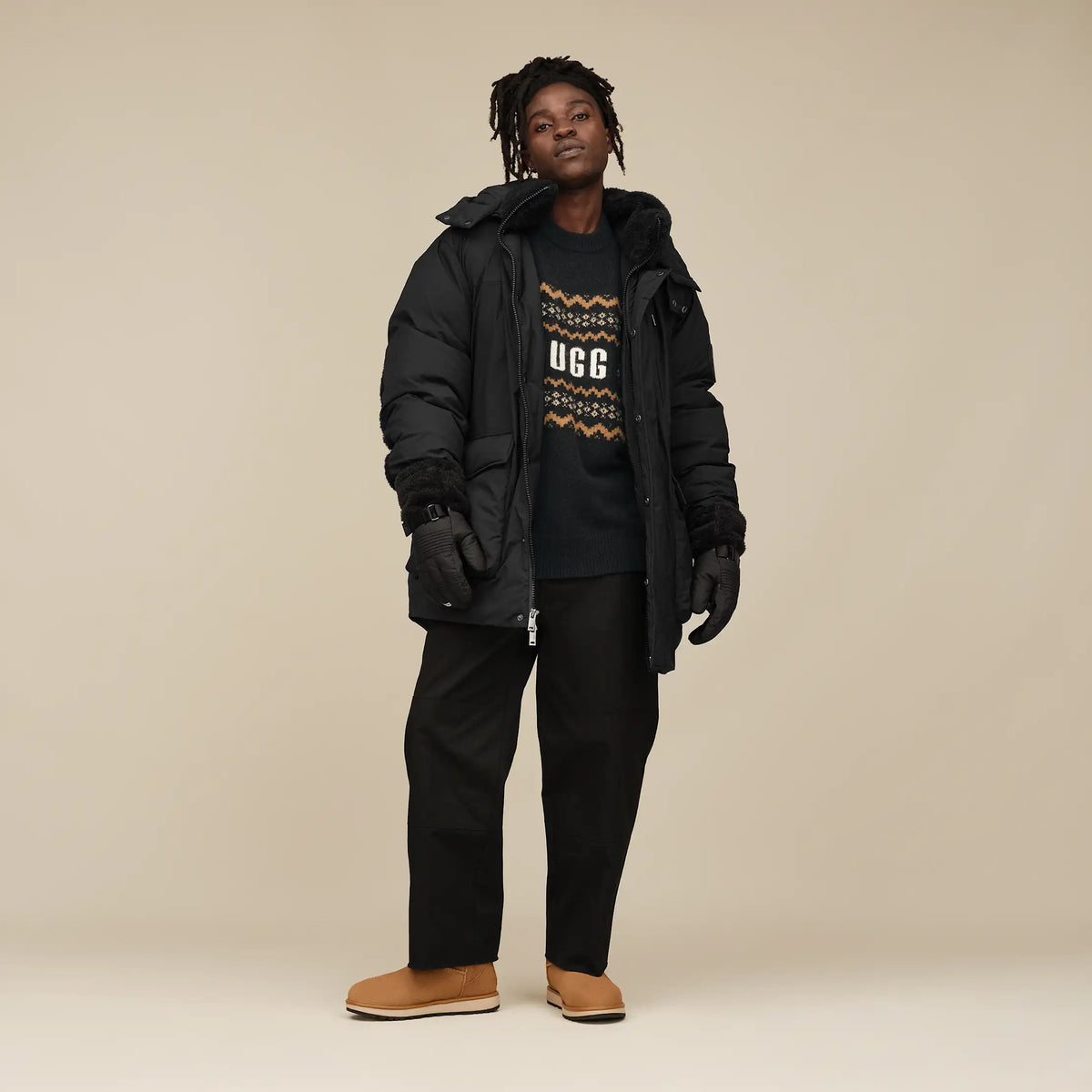 Men's Eamon Down Parka - BLACK