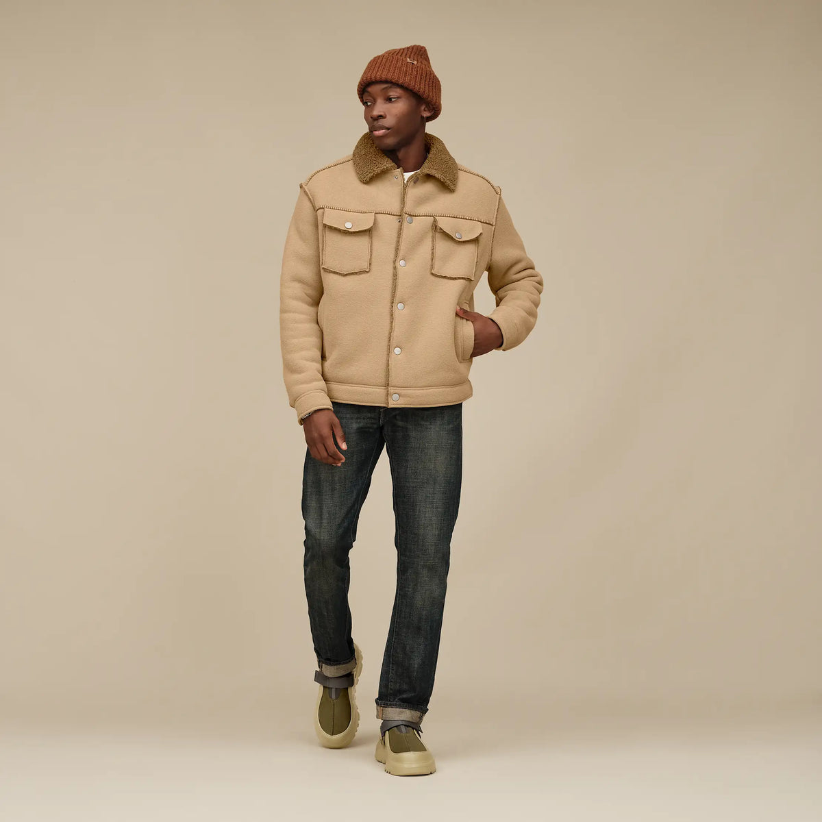 Men's Janson UGGfluff Jacket II - SAND