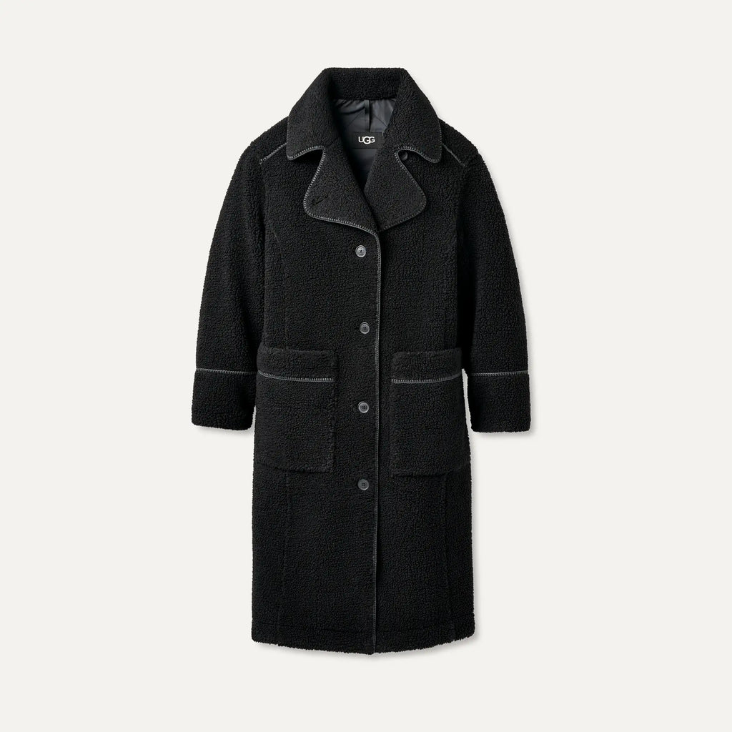 Women's Sema UGGfluff Coat - BLACK
