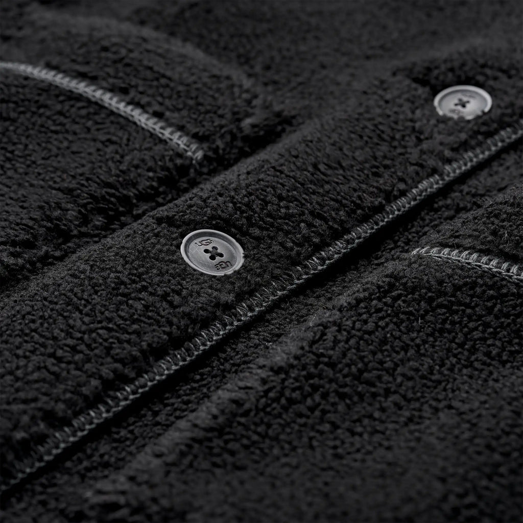 Women's Sema UGGfluff Coat - BLACK