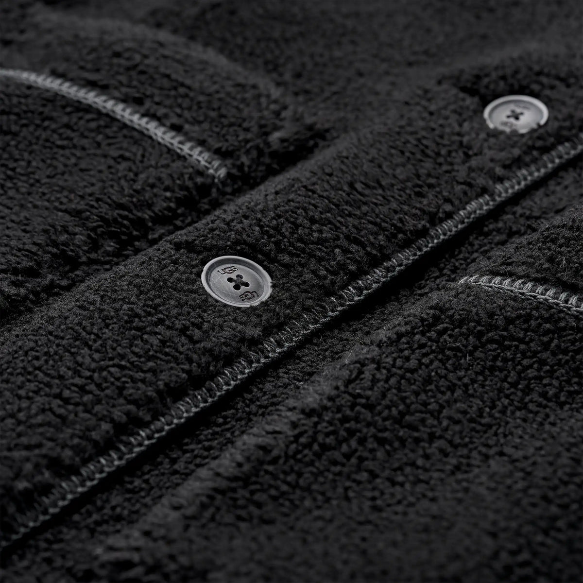 Women's Sema UGGfluff Coat - BLACK