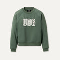 Women's UGG Logo Crewneck - GREEN STONE