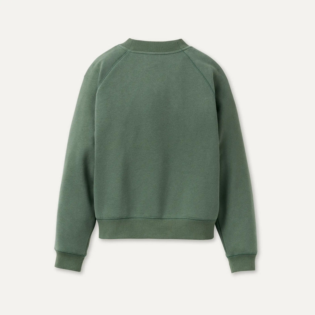 Women's UGG Logo Crewneck - GREEN STONE