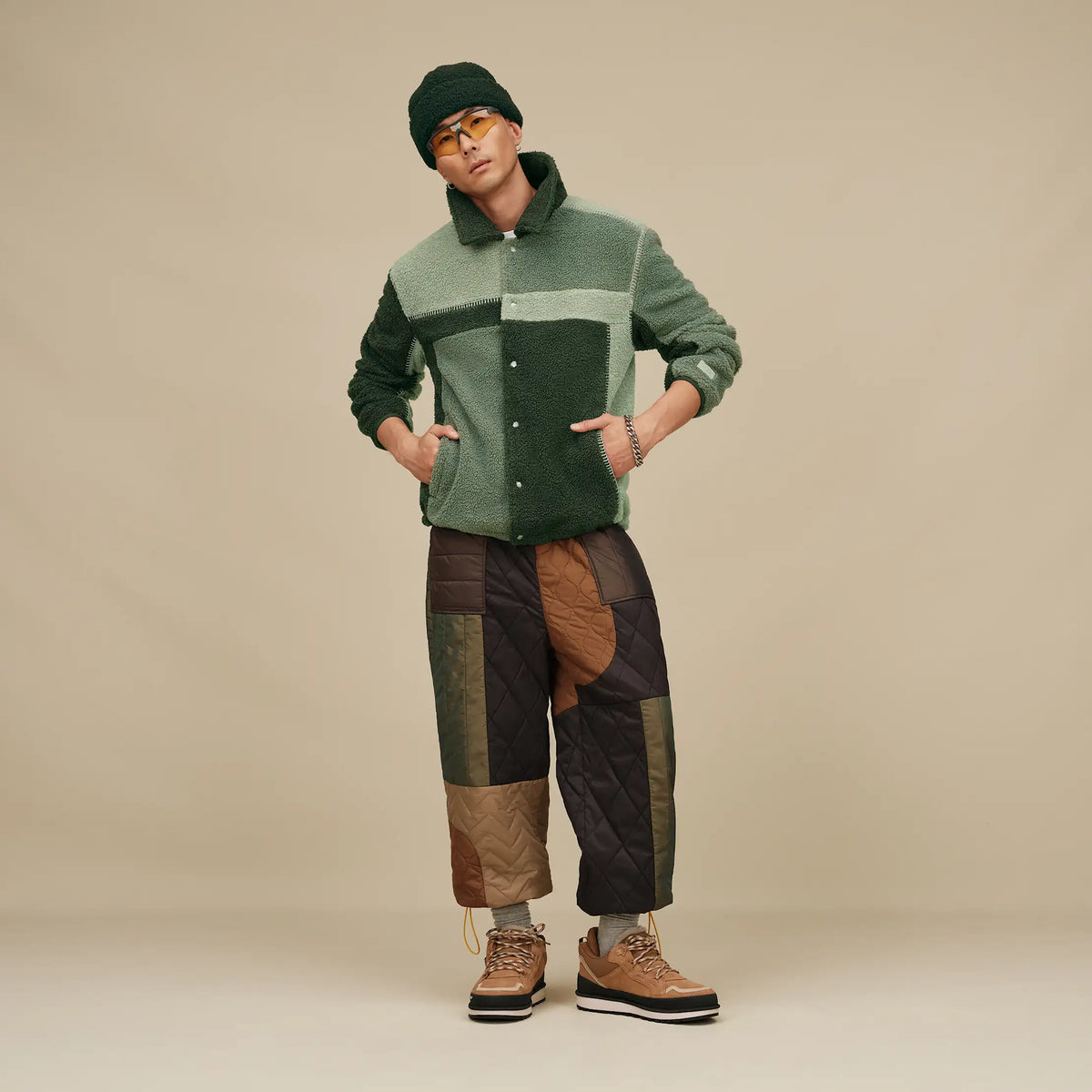 Men's Lachlan UGGfluff Jacket - ARUGULA MULTI