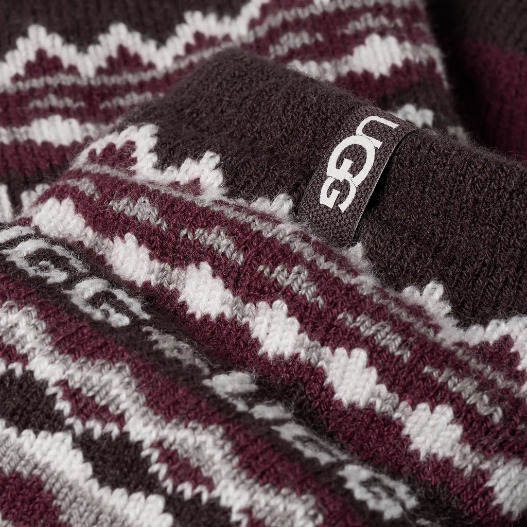 Men's Keavy Cozy Crew - UGGISLE WILD GRAPE MULTI