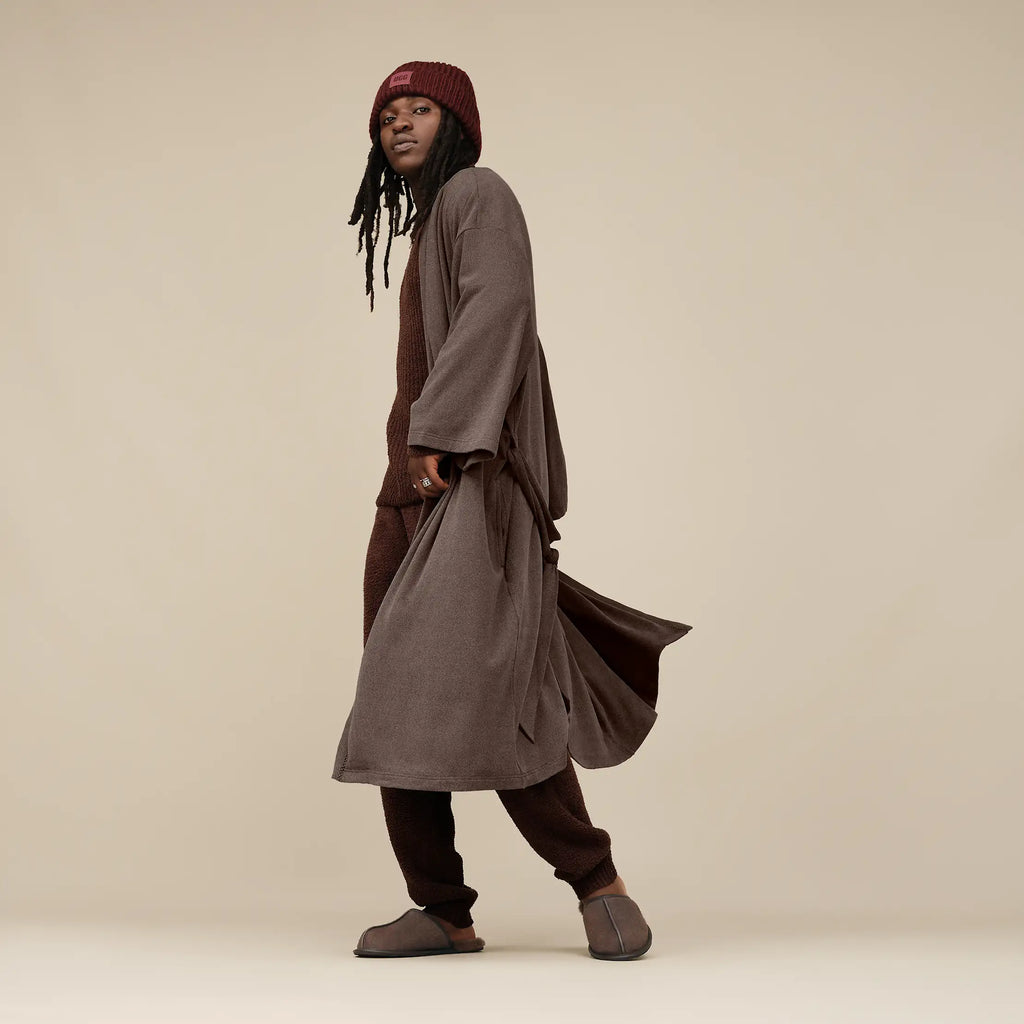 Men's Theron Robe - OYSTER BROWN