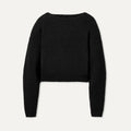 Women's Novalie Slouchy Pullover - BLACK