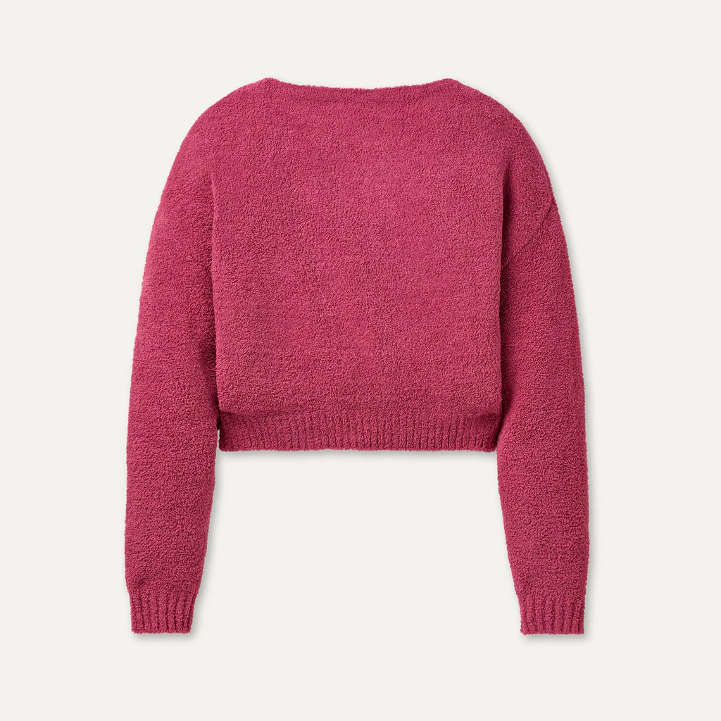 Women's Novalie Slouchy Pullover - STRAWBERRY
