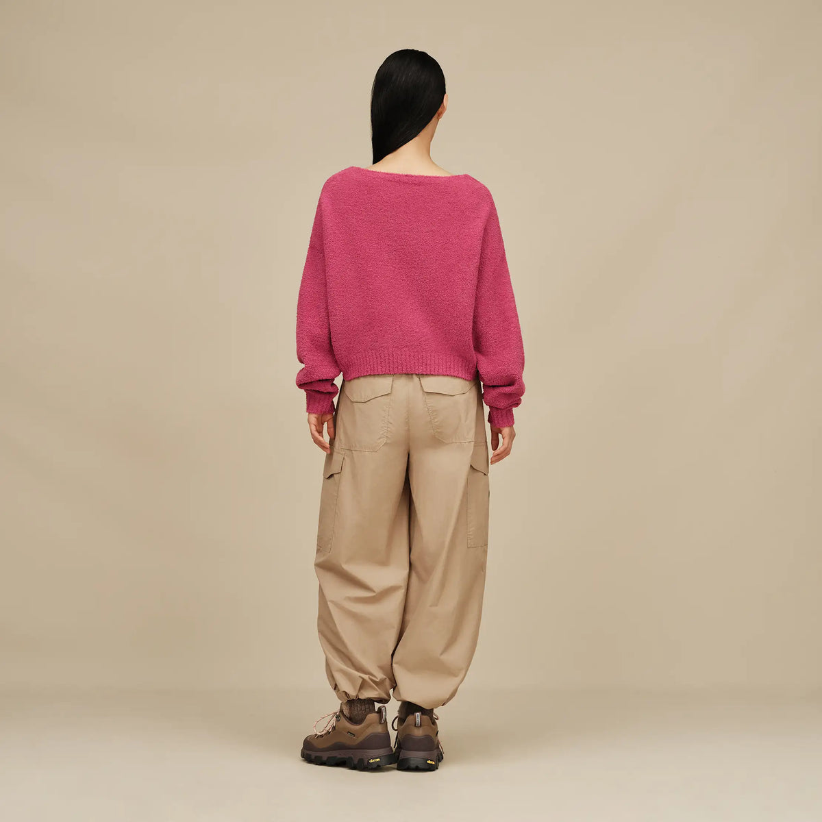 Women's Novalie Slouchy Pullover - STRAWBERRY
