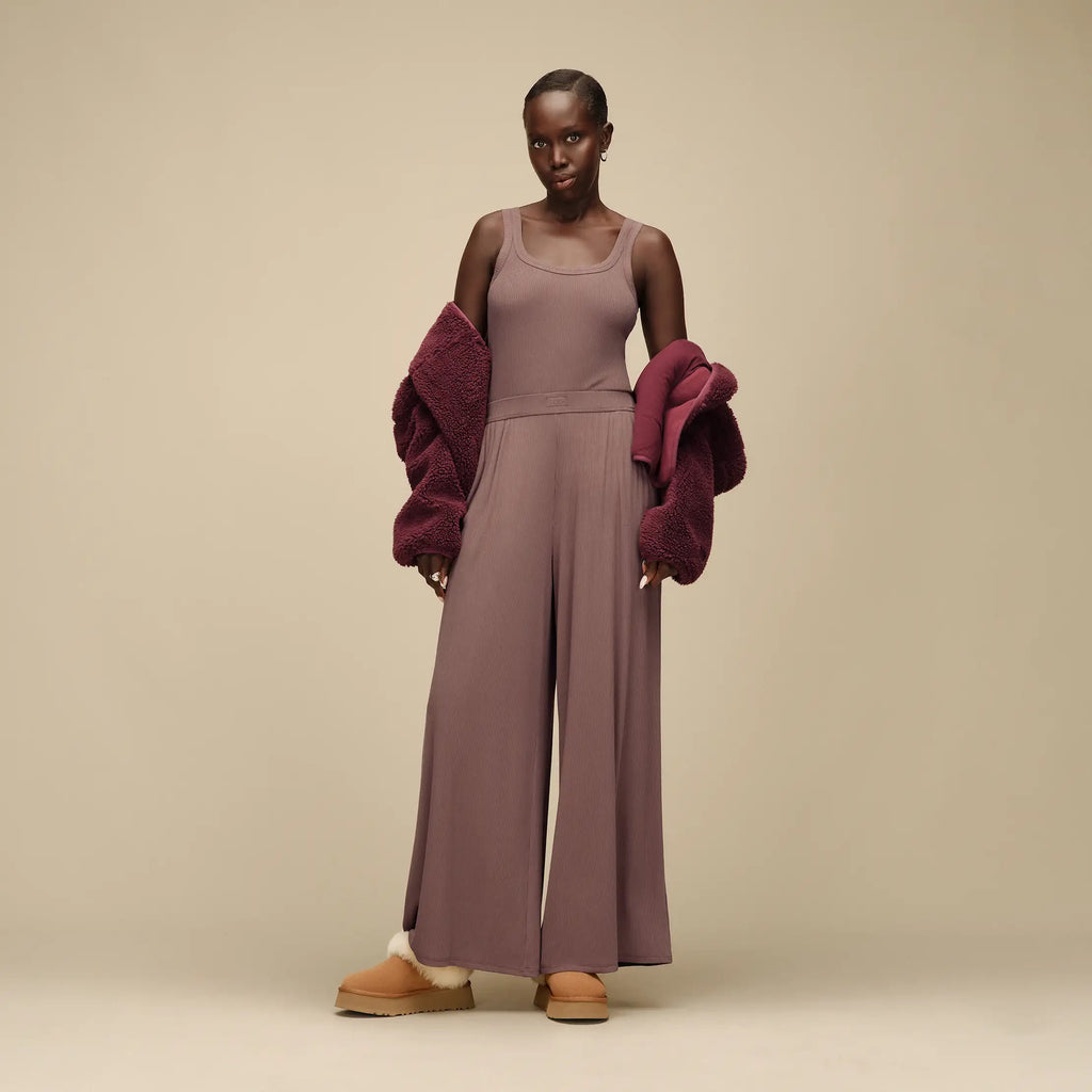 Women's Imogen Wide Leg Pant Rib - ALLSPICE