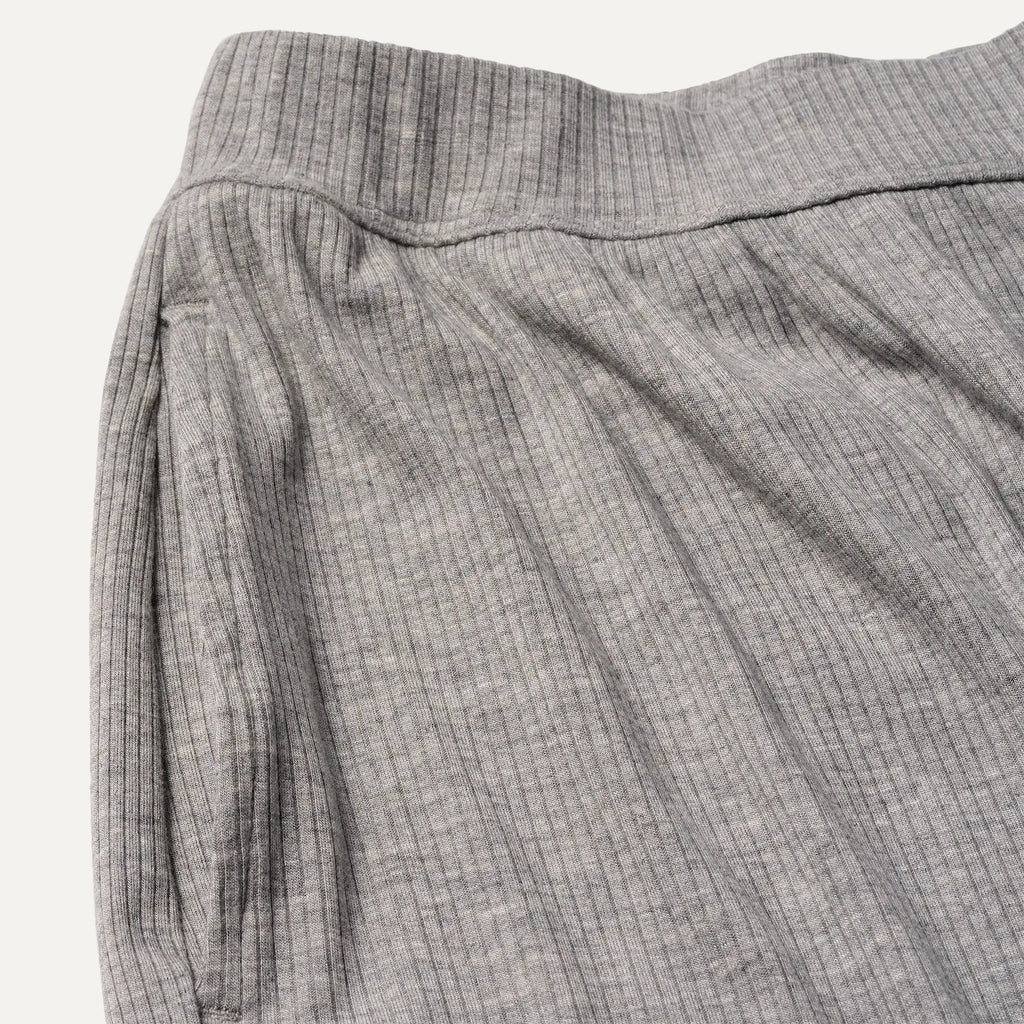Women's Imogen Wide Leg Pant Rib - GREY HEATHER