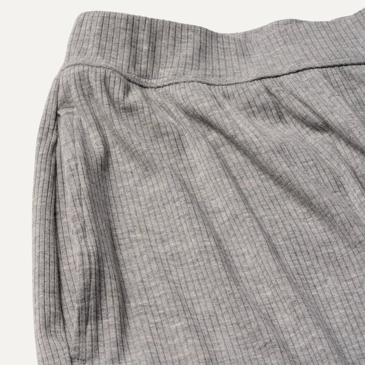 Women's Imogen Wide Leg Pant Rib - GREY HEATHER